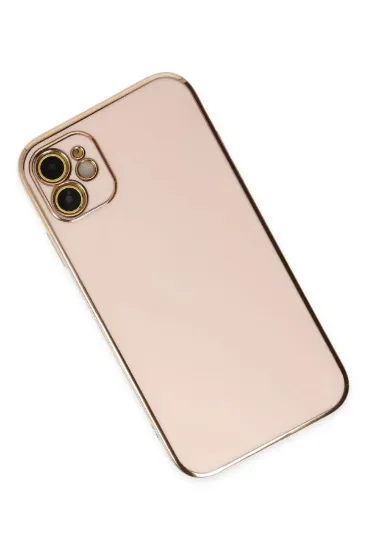 Newface iPhone 12 Kılıf Volet Silikon - Pembe resmi