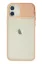 Newface iPhone 12 Kılıf Palm Buzlu Kamera Sürgülü Silikon - Pembe resmi