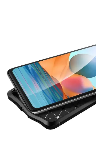 Newface Xiaomi Redmi Note 10 Pro Kılıf Auto Focus Kapak - Kırmızı resmi