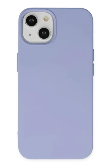 Newface iPhone 14 Kılıf Nano içi Kadife Silikon - Lila resmi