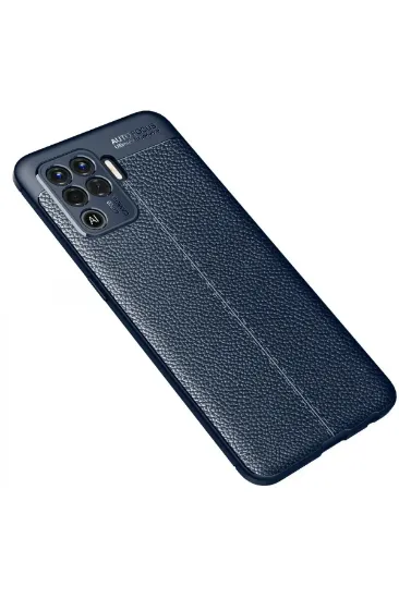 Newface Oppo Reno 5 Lite Kılıf Auto Focus Kapak - Lacivert resmi