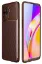Newface Oppo Reno 5 Lite Kılıf Auto Focus Karbon Kapak - Kahverengi resmi