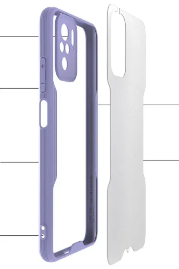 Newface Xiaomi Redmi Note 10 Kılıf Platin Silikon - Sarı resmi