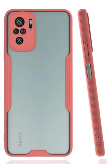 Newface Xiaomi Redmi Note 10 Kılıf Platin Silikon - Pembe resmi