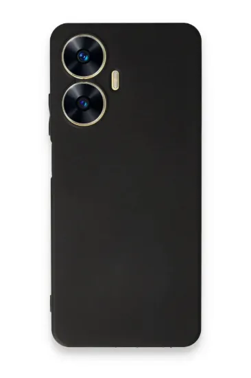 Newface Realme C55 Kılıf First Silikon - Siyah resmi
