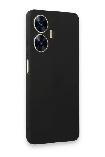 Newface Realme C55 Kılıf First Silikon - Siyah resmi