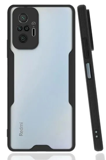 Newface Xiaomi Redmi Note 10 Pro Kılıf Platin Silikon - Siyah resmi