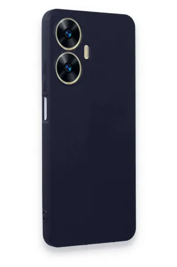 Newface Realme C55 Kılıf First Silikon - Lacivert resmi