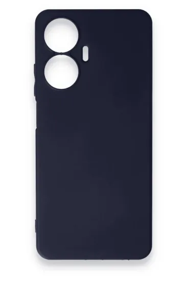 Newface Realme C55 Kılıf First Silikon - Lacivert resmi