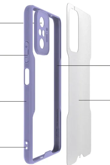 Newface Xiaomi Redmi Note 10 Pro Kılıf Platin Silikon - Sarı resmi