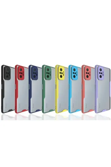 Newface Xiaomi Redmi Note 10 Pro Kılıf Platin Silikon - Sarı resmi