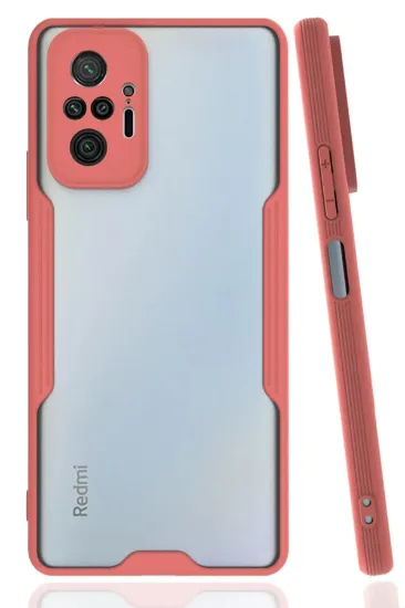 Newface Xiaomi Redmi Note 10 Pro Kılıf Platin Silikon - Pembe resmi