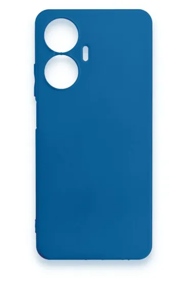Newface Realme C55 Kılıf First Silikon - Mavi resmi