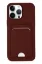 Newface iPhone 14 Pro Kılıf Kelvin Kartvizitli Silikon - Bordo resmi