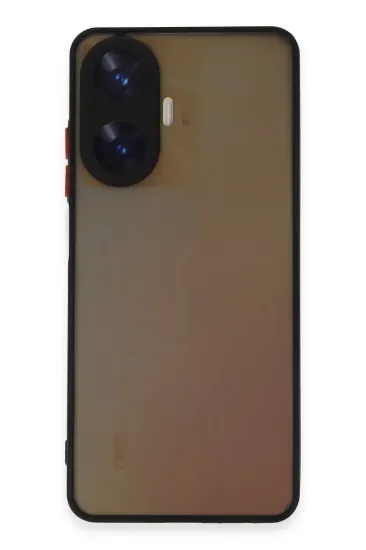Newface Realme C55 Kılıf Montreal Silikon Kapak - Siyah resmi