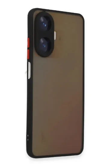 Newface Realme C55 Kılıf Montreal Silikon Kapak - Siyah resmi