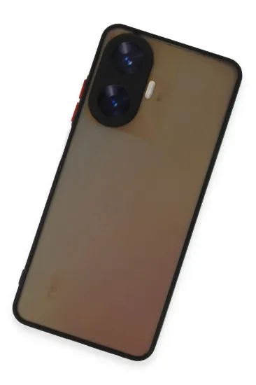 Newface Realme C55 Kılıf Montreal Silikon Kapak - Siyah resmi