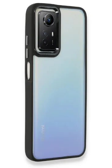 Newface Xiaomi Redmi Note 12S Kılıf Dora Kapak - Siyah resmi