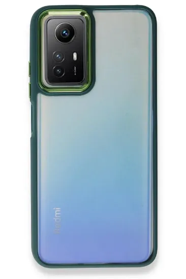Newface Xiaomi Redmi Note 12S Kılıf Dora Kapak - Haki Yeşil resmi