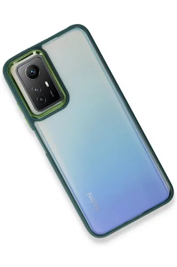 Newface Xiaomi Redmi Note 12S Kılıf Dora Kapak - Haki Yeşil resmi
