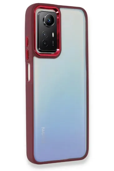 Newface Xiaomi Redmi Note 12S Kılıf Dora Kapak - Kırmızı resmi
