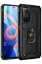 Newface Xiaomi Redmi Note 12S Kılıf Sofya Yüzüklü Silikon Kapak - Siyah resmi