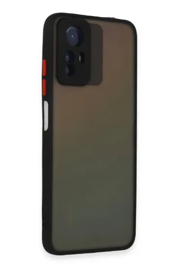 Newface Xiaomi Redmi Note 12S Kılıf Montreal Silikon Kapak - Siyah resmi