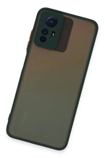 Newface Xiaomi Redmi Note 12S Kılıf Montreal Silikon Kapak - Yeşil resmi