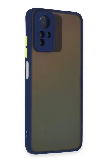Newface Xiaomi Redmi Note 12S Kılıf Montreal Silikon Kapak - Lacivert resmi