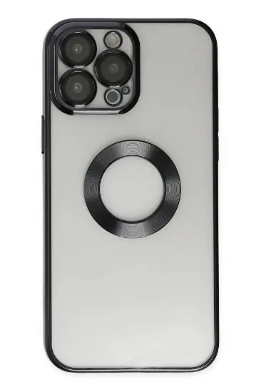 Newface iPhone 13 Pro Max Kılıf Slot Silikon - Siyah resmi