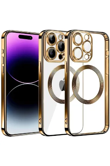 Newface iPhone 13 Pro Max Kılıf Slot Silikon - Gold resmi