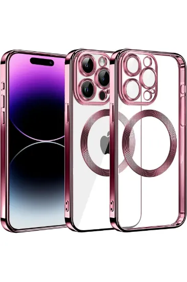 Newface iPhone 13 Pro Max Kılıf Slot Silikon - Rose Gold resmi