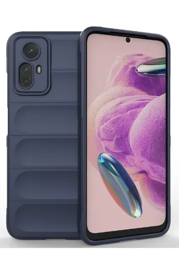 Newface Xiaomi Redmi Note 12S Kılıf Optimum Silikon - Lacivert resmi