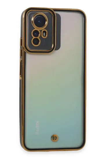 Newface Xiaomi Redmi Note 12S Kılıf Liva Lens Silikon - Siyah resmi