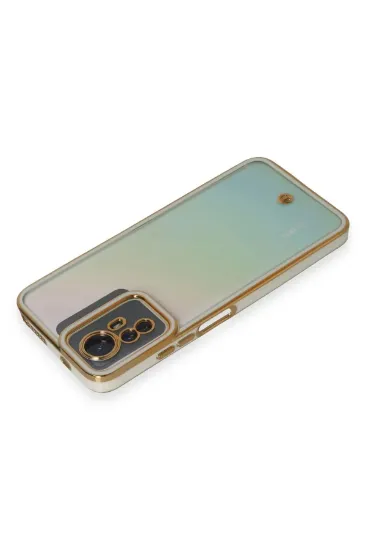 Newface Xiaomi Redmi Note 12S Kılıf Liva Lens Silikon - Beyaz resmi