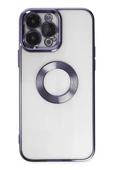 Newface iPhone 14 Pro Kılıf Slot Silikon - Mor resmi