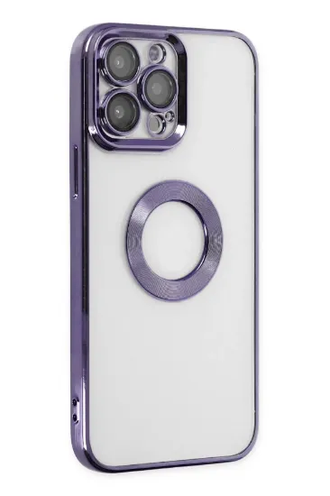 Newface iPhone 14 Pro Kılıf Slot Silikon - Mor resmi