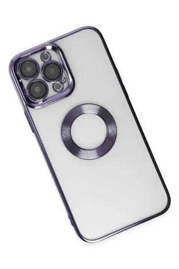 Newface iPhone 14 Pro Kılıf Slot Silikon - Mor resmi
