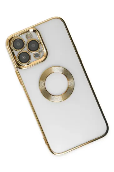 Newface iPhone 14 Pro Max Kılıf Slot Silikon - Gold resmi