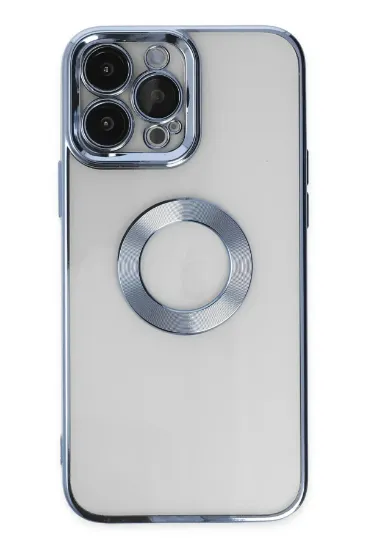 Newface iPhone 14 Pro Max Kılıf Slot Silikon - Sierra Blue resmi