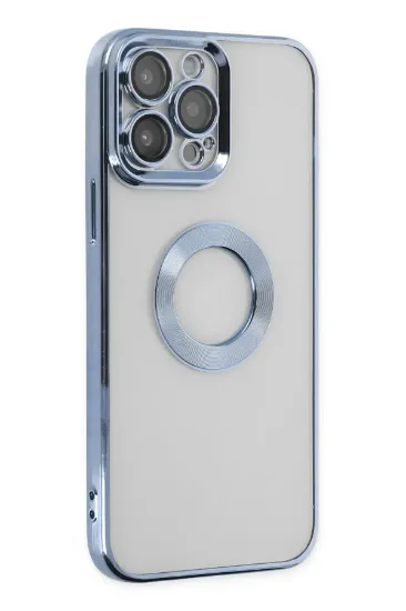 Newface iPhone 14 Pro Max Kılıf Slot Silikon - Sierra Blue resmi
