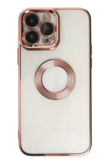 Newface iPhone 14 Pro Max Kılıf Slot Silikon - Rose Gold resmi
