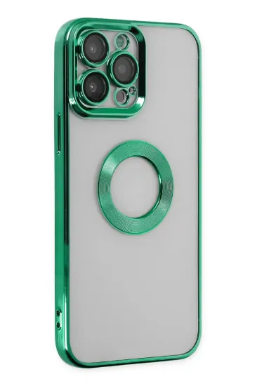 Newface iPhone 14 Pro Max Kılıf Slot Silikon - Köknar Yeşili resmi