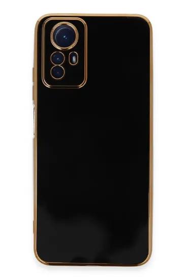 Newface Xiaomi Redmi Note 12S Kılıf Volet Silikon - Siyah resmi
