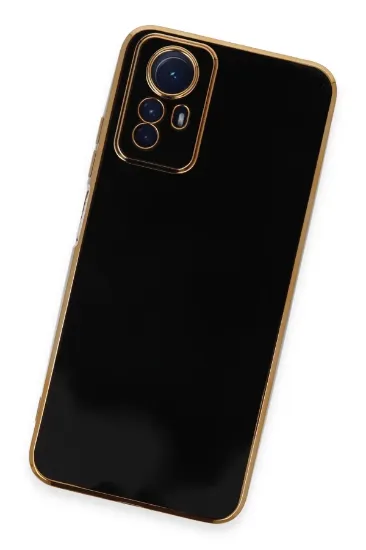 Newface Xiaomi Redmi Note 12S Kılıf Volet Silikon - Siyah resmi