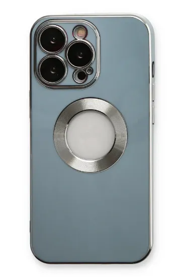 Newface iPhone 14 Pro Max Kılıf Store Silikon - Sierra Blue resmi