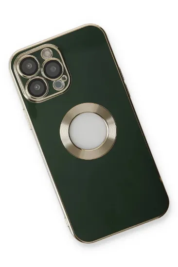 Newface iPhone 14 Pro Max Kılıf Store Silikon - Yeşil resmi