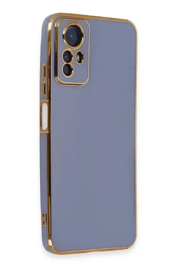 Newface Xiaomi Redmi Note 12S Kılıf Volet Silikon - Mavi resmi