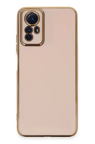 Newface Xiaomi Redmi Note 12S Kılıf Volet Silikon - Pembe resmi