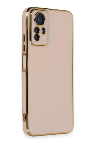 Newface Xiaomi Redmi Note 12S Kılıf Volet Silikon - Pembe resmi